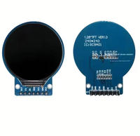 Modul Layar LCD TFT Bulat 1,28 Inci RGB 240x240 Driver GC9A01 Antarmuka SPI 4 Kawat