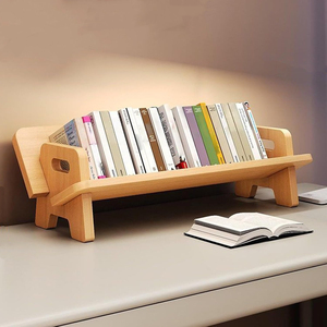 Wood Desk <strong>Shelves</strong> Organiser <strong>CD</strong> Display <strong>Storage</strong> Box Mini Countertop Display Rack Small Multi-Functional <strong>Storage</strong> Shelf - Product Image 1