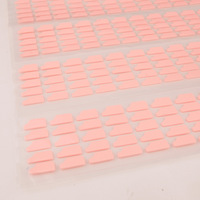 Bantalan Pemanas Silikon Konduktivitas Termal Tinggi Tahan Suhu Tinggi 94-V0 Tahan Api Kekuatan Tarik 0.13Mpa untuk CPU/GPU/LED