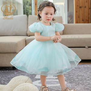 Ropa Infantil <span class=keywords><strong>de</strong></span> manga abombada para bebés, <span class=keywords><strong>vestidos</strong></span> <span class=keywords><strong>de</strong></span> boda para niños, <span class=keywords><strong>vestidos</strong></span> <span class=keywords><strong>de</strong></span> noche para desfile, larga, OEM - Product Image 4