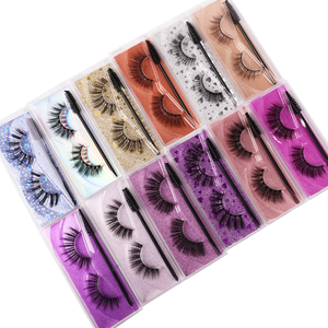 False <b>Eyelashes</b> in Bulk 12-20 mm 5D <b>Fake</b> Mink <b>Eyelashes</b> Wholesale <b>Natural</b> Roll <b>Eyelashes</b> Individual Packaging - Product Image 3