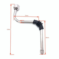 Accessoires de café en acier inoxydable EC680/685 mise à niveau de la baguette à vapeur avec buse à pointe pour Machine à expresso Rancilio Silvia (V1/V2)