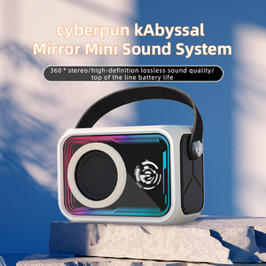 Specchio Abissale Cyberpunk con Luce RGB TWS 10W 360 °   Altoparlante Bluetooth con Riproduzione Scheda TF e AUX - Product Image 3