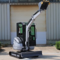 Mini-excavatrice compacte de 3,5 tonnes avec livraison gratuite, certifiée CE et EPA européenne, excavatrice sur chenilles de classe 3 tonnes, idéale pour les cours résidentielles