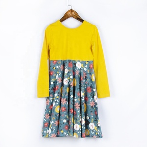 <span class=keywords><strong>Duo</strong></span> Lai-vestido de manga larga para niñas pequeñas, estampado floral - Product Image 1