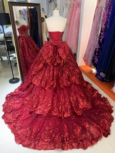 Vestidos de Quinceañera Victorianos con Corpiño con Varillas, Corte en A, Sin Tirantes y Lazo, Directo de Fábrica, Personalizados, Vestidos de Boda para Quinceañera - Product Image 4