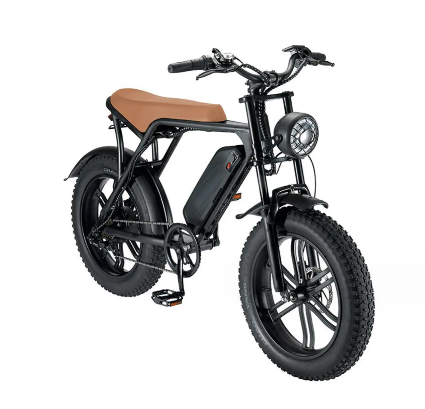 2024 Новый 20-дюймовый Высокоуглеродистый стальной 750 Вт Гидравлический дисковый тормоз высокоскоростной жировой шины для электровелосипеда Электрический горный велосипед