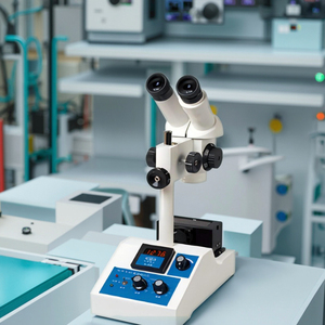 High Accuracy Digital <strong>Melting</strong> <strong>Point</strong> <strong>Apparatus</strong> with Binocular Microscope Capillary Slide Cover-glass <strong>Measurement</strong> Methods - Product Image 2