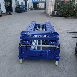 Nuovo Tipo di Piattaforma di Lavoro Elettrica Pieghevole Mobile con Telecomando Wireless, Capacità di Carico 500kg, Struttura in Acciaio - Product Image 1