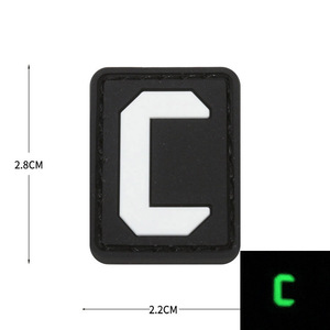 Parche de PVC 3D con Símbolos Numéricos y Letras, Listo para Enviar, Insignia de Goma Adecuada para Mochilas Tácticas y Gorras - Product Image 5