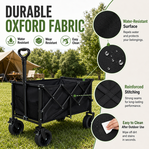 Carrito de Utilidad Plegable Industrial de Cuatro Ruedas YDC-2505 de BNcompany OEM/ODM, Estable y Portátil, para Herramientas, Campamento, Jardín y Actividades al Aire Libre - Product Image 1