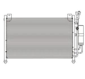 Hochwertiger automatischer Wechselstrom-Luftkühlkondensator für MAZDA 2 II (DE) 2007- OEM DFY16148ZA/DF7161480A/DFY16148Z/DF7161480B