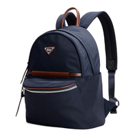 Sac à dos de luxe Gerannur pour femme, design tendance, durable, imperméable, fermeture éclair, polyester, 18L, pour affaires, voyages, sac à dos portable pour la journée