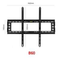 Support mural universel pour écran LED-LCD, fabricant leader LS, support pour écran TFT, acier laminé à froid, haute qualité