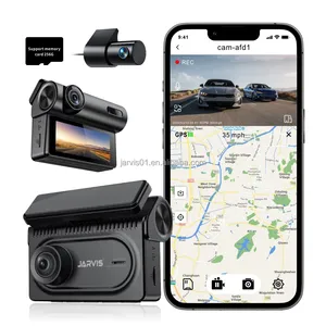 Jarvis yeni varış 3.18 inç IPS kam 3 kanallar 3 Lens kamera araba Dash WiFi DVR dashcam mdvr araba kaydedici araba monitör