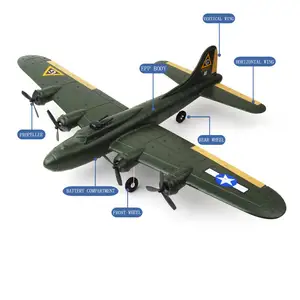 Modelo de avión FX-817 de ala fija B17 para niños, planeador de espuma de juguete para aire libre