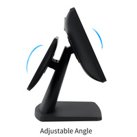 Terminal de point de vente de bureau à double écran tactile Windows/Android/Linux JSJ JSJ68-D-116 personnalisé en gros, Bluetooth/Wi-Fi 6 5G WiFi