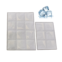 Pack de glace en gel sec et léger CSI pour la livraison de nourriture pour garder les aliments frais Sac à déjeuner longue durée Absorbe l'eau Feuilles de glace