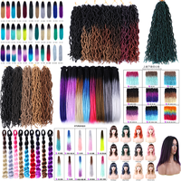 Bombe à ressort pré-torsadée Nubian Twist Hair Pré-bouclé Ombre Ghana Mini Spring Passion Twist Synthétique Crochet Tresse Cheveux