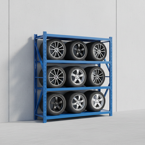 Estanterías Industriales de Acero para Almacenamiento, Ajustables, Duraderas, Pre-Ensambladas, Unidades de Estanterías para Almacén con Montaje en Suelo - Product Image 1