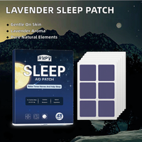 Patchs de sommeil aux herbes Bupy, parfum lavande, huile essentielle, hypoallergénique, durée de conservation de 3 ans, pour le sommeil nocturne, patchs buccaux/nasaux/corporels