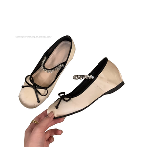 New Summer Ballet Flats for Women Platform Slip-On Comfort <b>Shoes</b> With Hidden Wedge Heel - Product Image 5