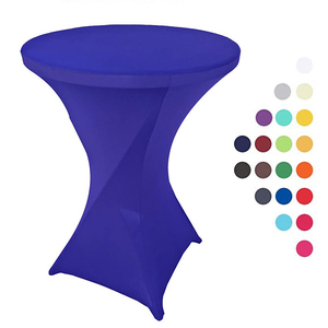 Couverture de table en spandex réutilisable avec côtés pour nappe blanche pour mariages anniversaires et fêtes linge de maison d'extérieur et photos - Product Image 3