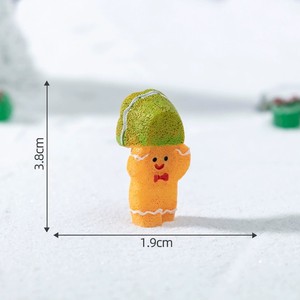 CHENXI - Nuevas Figuras Decorativas Navideñas en 3D de Resina, Mini Hombres de Jengibre, Animales, Adornos Navideños para Manualidades - Product Image 5