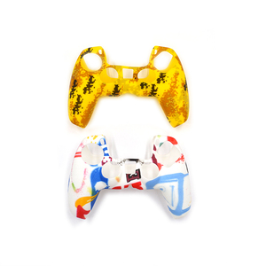 Popular <span class=keywords><strong>camuflaje</strong></span> cubierta de la caja de piel de silicona para Sony Playstation 5 PS5 <span class=keywords><strong>DualSense</strong></span> controlador - Product Image 3