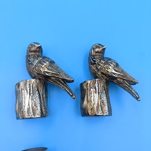 Bird Shaped <b>Curtain</b> Hooks <b>Gold</b> Rustic Design Durable Bamboo Wood Hardware Accessories For <b>Curtains</b> - Product Image 1