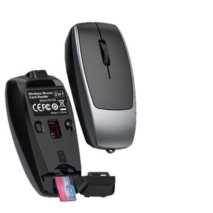 M109 Mini <b>Mouse</b> Wireless Type C Charging With Tf Card Reader For Tablet Laptop Travel Use - Product Image 5
