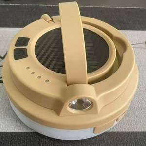 Linterna Solar para Camping, Lámpara LED Portátil para Tienda de Campaña, Recargable por USB, Impermeable, para Exteriores - Product Image 1