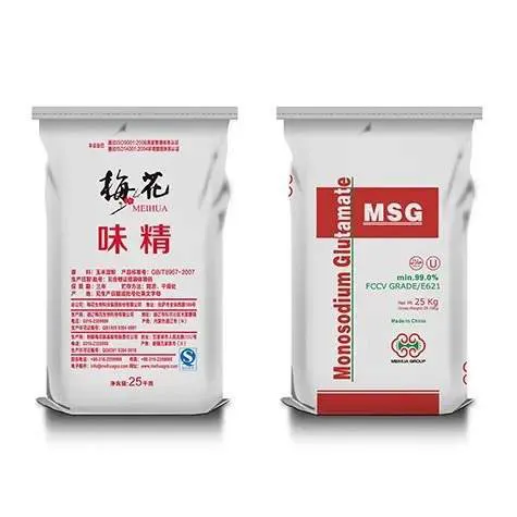 상인 Msg 분말 8 메쉬 60 메쉬 가격 25Kg 가격 Lianhua Fufeng 식품 등급 Msg 글루타민산 모노 나트륨