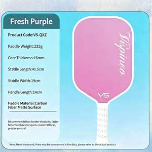 Pala de Pickleball de <span class=keywords><strong>Fibra</strong></span> de Carbono T700 de 16 mm de Grosor, Superficie Esmerilada, Prensada en Caliente, Estándar USAPA, Pala Profesional para Torneos - Product Image 1