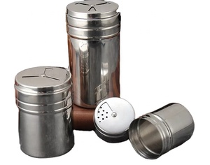 Best Sale Salt Sugar <b>Bottle</b> Rotating Cover Multi-purpose Stainless Steel Kitchen Gadgets Spice Pepper <b>Shaker</b> Spice Jar Seasoning - Product Image 6