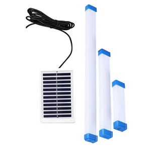 高亮度30W/60W/100W太阳能电池板发光二极管管充电应急灯，适用于家庭和野营USB充电塑料材料 - Product Image 2