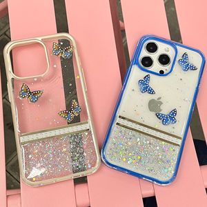 Funda de teléfono móvil con pegamento de goteo para personas mayores Cubierta de protección de pieza intermitente de mariposa dos en uno <span class=keywords><strong>al</strong></span> por mayor - Product Image 6