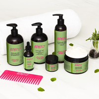 Marque privée Ensembles de shampoing au romarin Après-shampoing pour la chute des cheveux et la croissance des cheveux clairsemés Ensemble de soins pour le traitement des cheveux sans paraben