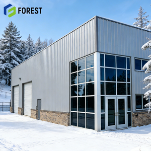 Structure en acier préfabriquée pour arène équestre, système de cadre en acier formé à froid de haute résistance, soudage pour bâtiment modulaire léger - Product Image 1