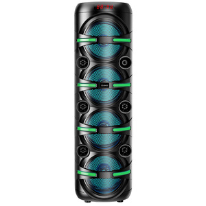 <span class=keywords><strong>Enceinte</strong></span> portable sans fil rechargeable avec lumière LED RGB pour fête privée, 4 x 8 pouces, chariot PA, <span class=keywords><strong>enceinte</strong></span> BT - Product Image 2