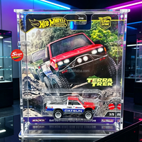 Vitrine de présentation pour voitures miniatures SHP 6 mm en acrylique transparent avec fermeture magnétique et vitrine de collection pour modèles de voitures à l'échelle 1:64