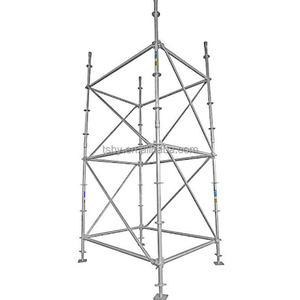 Nhiệm vụ nặng nề mạ kẽm mô-đun dọc tiêu chuẩn hình ống thép <span class=keywords><strong>ringlock</strong></span> giàn giáo cho lớp xây dựng 0.2-3M chiều cao - Product Image 6