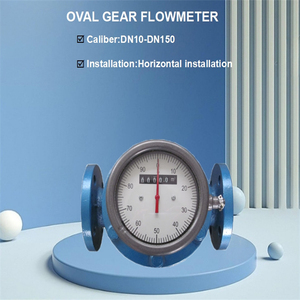 オイルディーゼル流量計測定器高精度抵抗ステンレス鋼オーバルギアフローメーター - Product Image 6
