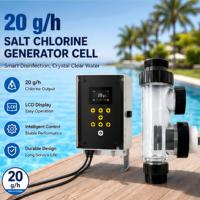 Système de désinfection durable pour piscine, électrolyse de l'eau salée