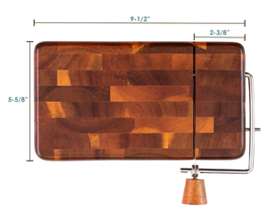 Tabla de servir de madera de acacia LOMATO con forma de corazón, 2.0 cm de grosor, serie Totally Bamboo Rock Branch, para cortar queso y mantequilla - Product Image 5