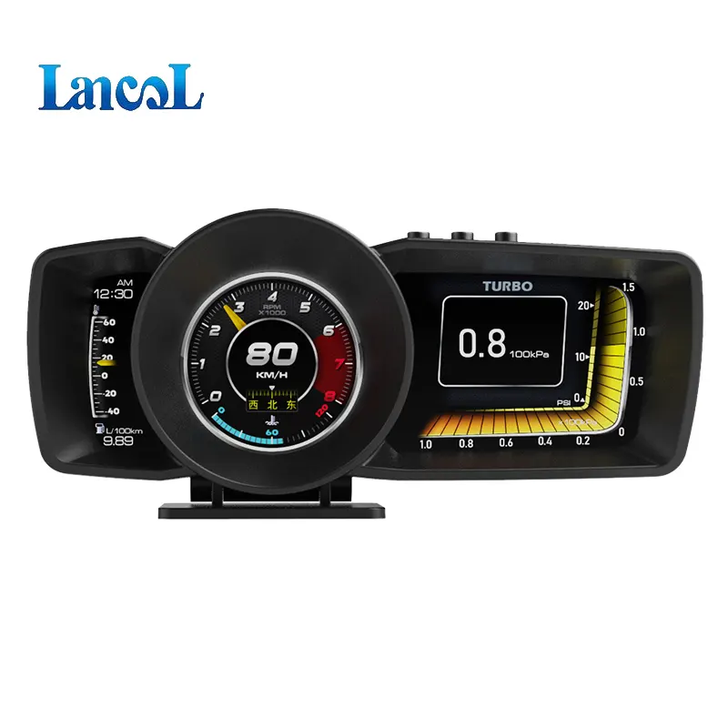 Lancol Automotive HUD Head Up Display Car Navigation OBD+GPS Smart Gauge