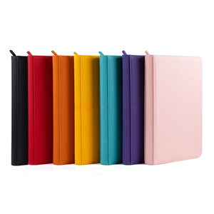 Classeur pour cartes à collectionner 9 pochettes, couverture en PU, pour cartes YuGiOh TCG, cartes de sport, album, couverture couleur personnalisée - Product Image 1