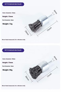 Vente chaude Chine Usine En Acier Inoxydable Fil Plat Roues Fil Torsadé <span class=keywords><strong>pour</strong></span> Ponçage et Polissage Top Outils Abrasifs - Product Image 6