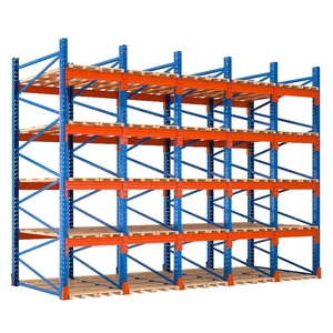 Rayonnage métallique robuste réglable pour entrepôt - Product Image 1