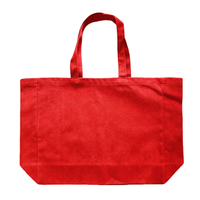 Nouveauté 2026 Sac fourre-tout de taille moyenne en toile recyclée à motif lettres, idéal pour un cadeau